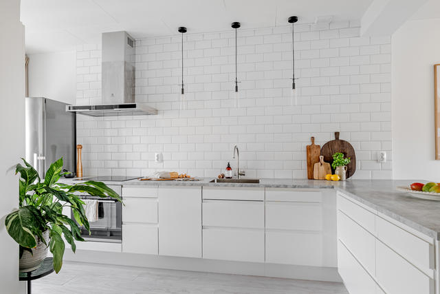 Modernt och ljust kök