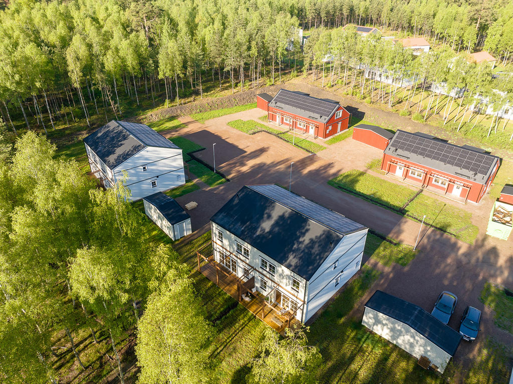 Översiktsbild Brf Talldungen i Hemmestorp etapp 1.