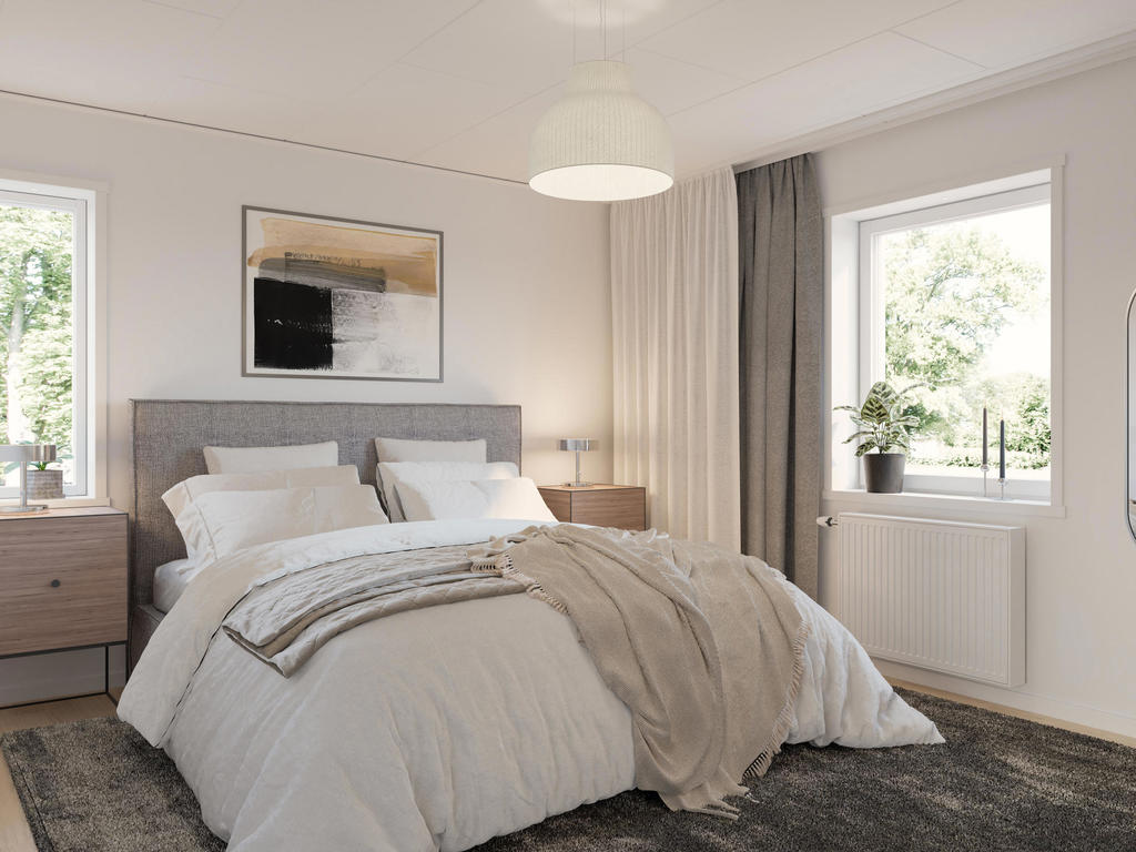 Exempelhus, Älvsbyhus Linneá, 129 kvm 1-plansvilla