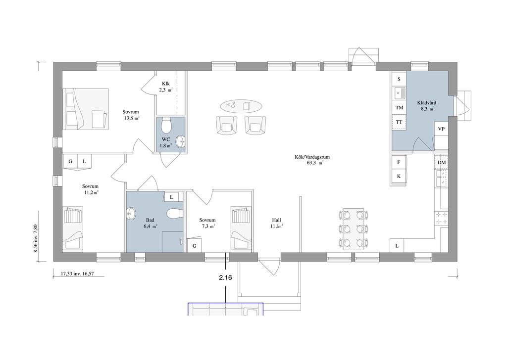 Exempelhus, Älvsbyhus Linneá, 129 kvm 1-plansvilla