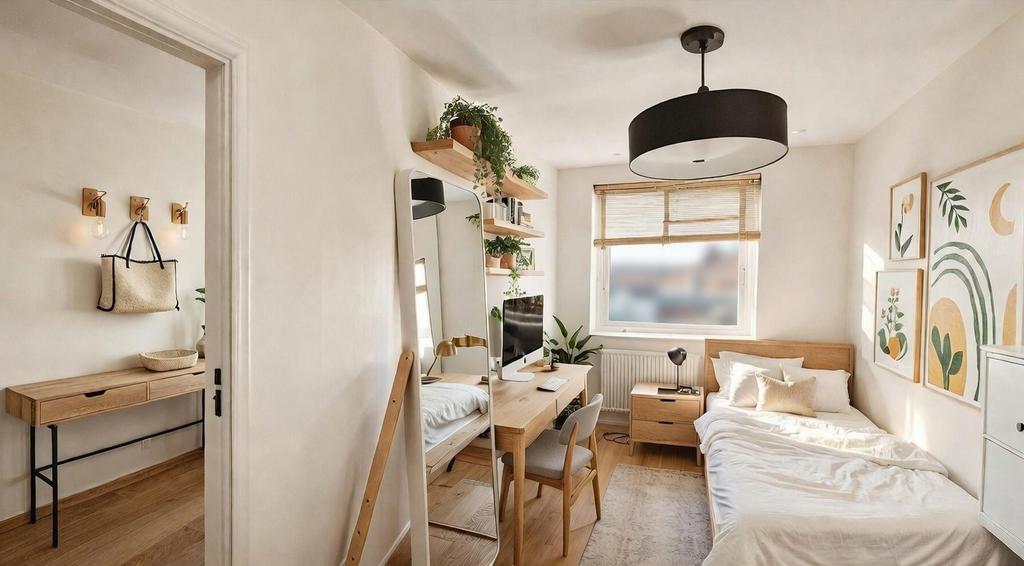 Bilderna är AI genererade och ska ses som inspirationsbild hur känslan i lägenheten kommer se ut. Kan även skilja sig från slutresultat.