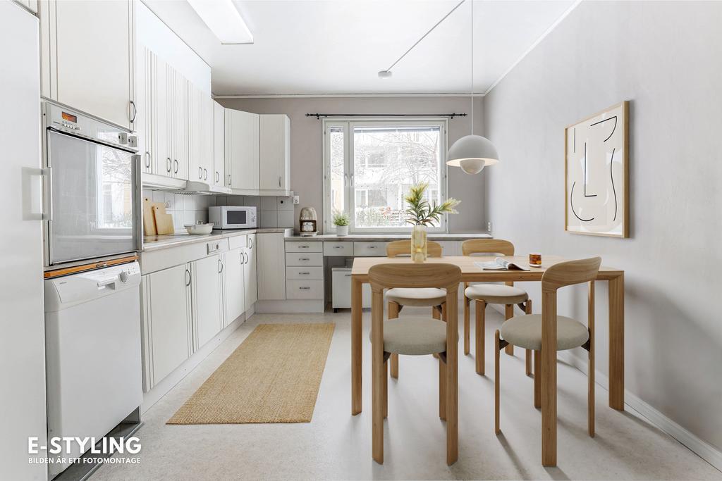 Digitalt möblerad bild