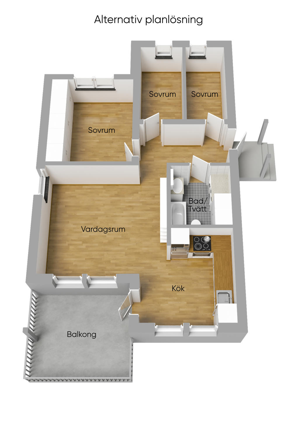 Alternativ planlösning 4 rok