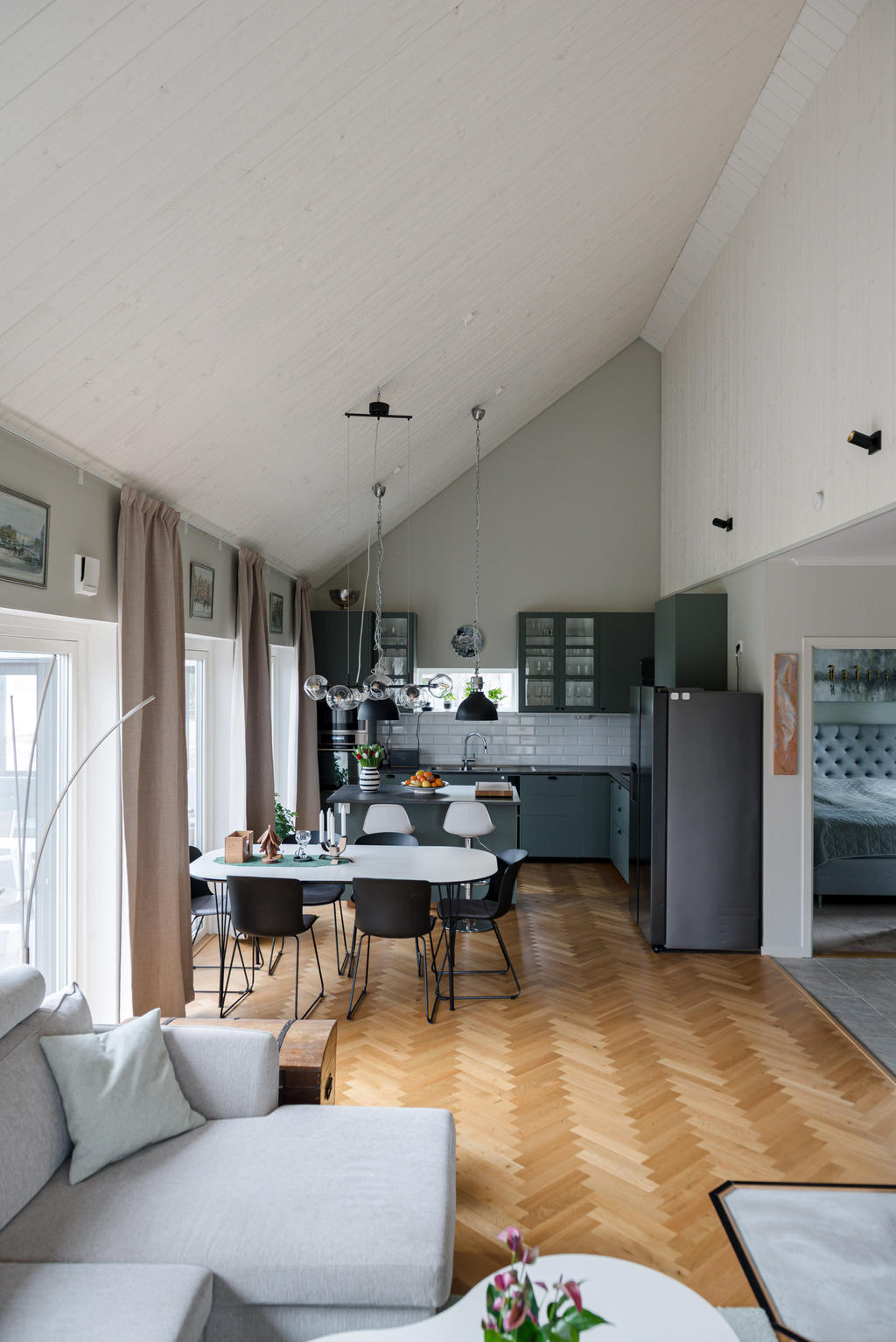 Öppen planlösning.