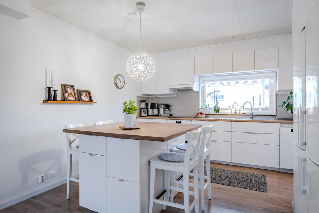 Smart med förvaring i köksön!