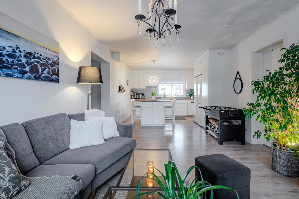 Från vardagsrummet når du även det tredje sovrummet