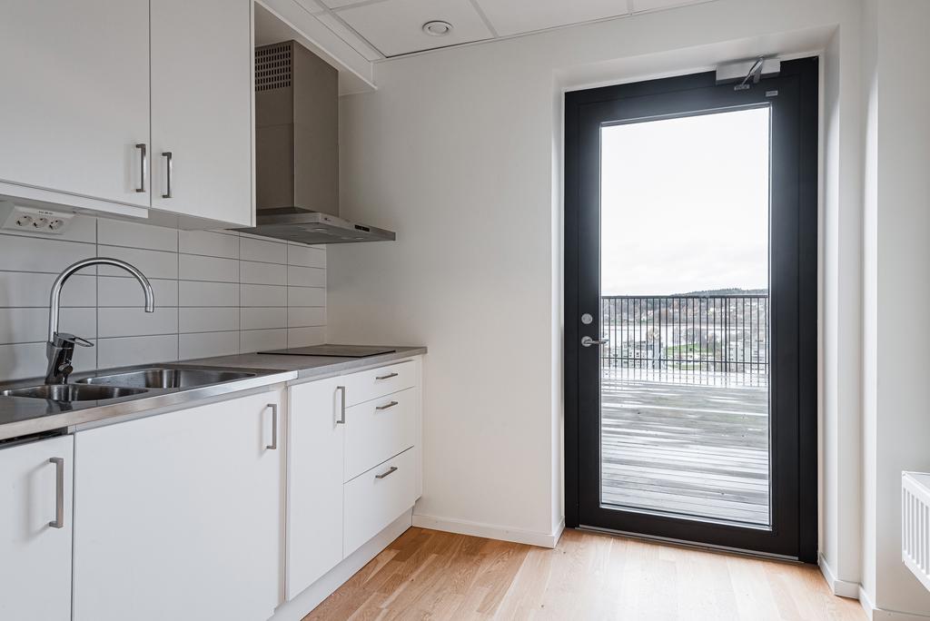 Pentry till den gemensamma terrassen