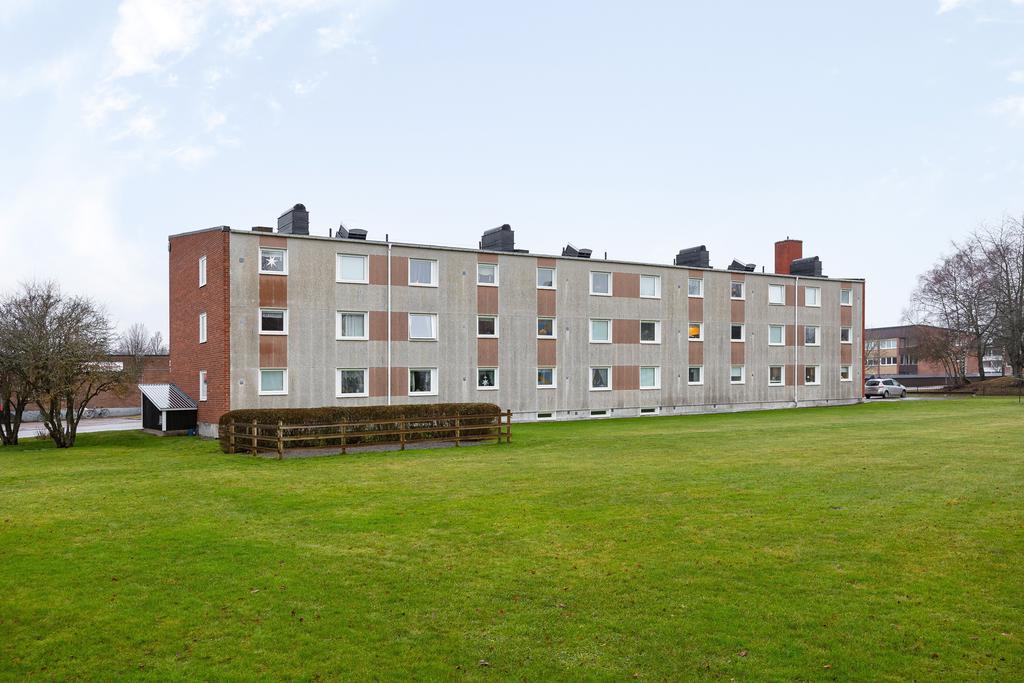 Bostadshusets baksida