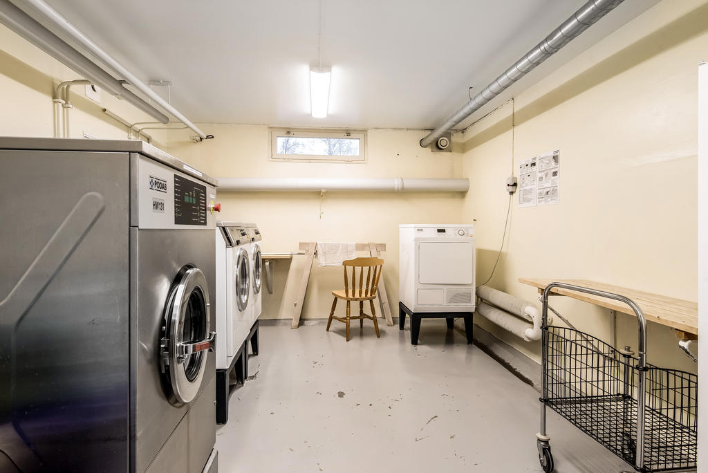 Tvättstuga i källaren