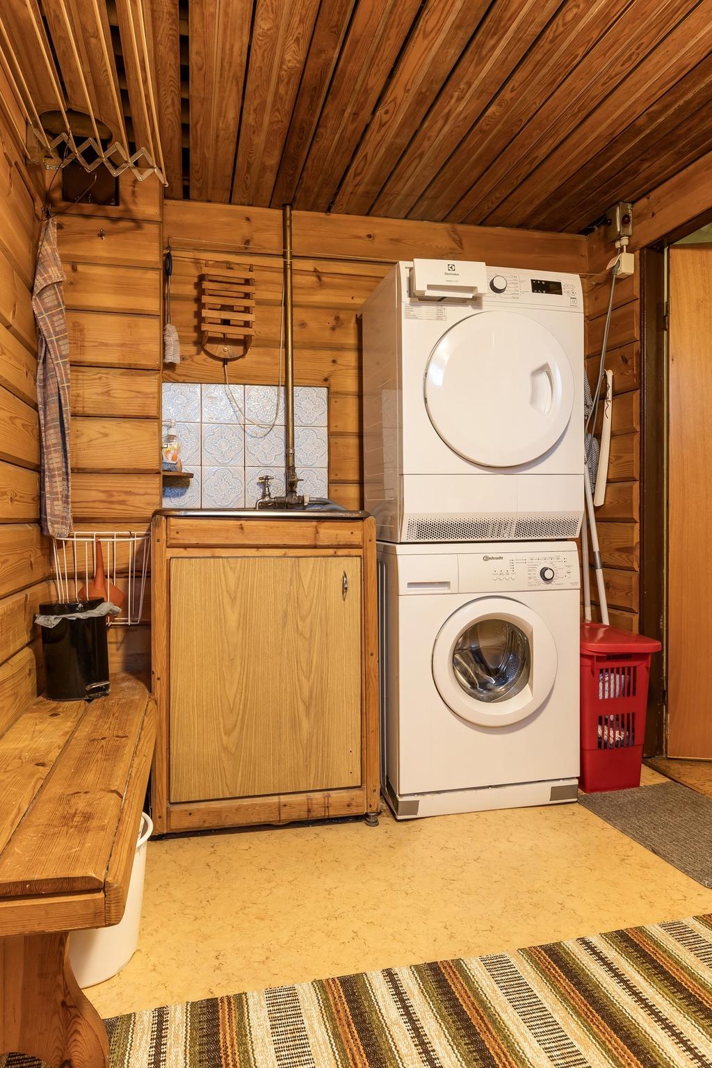 Tvättstuga i källare