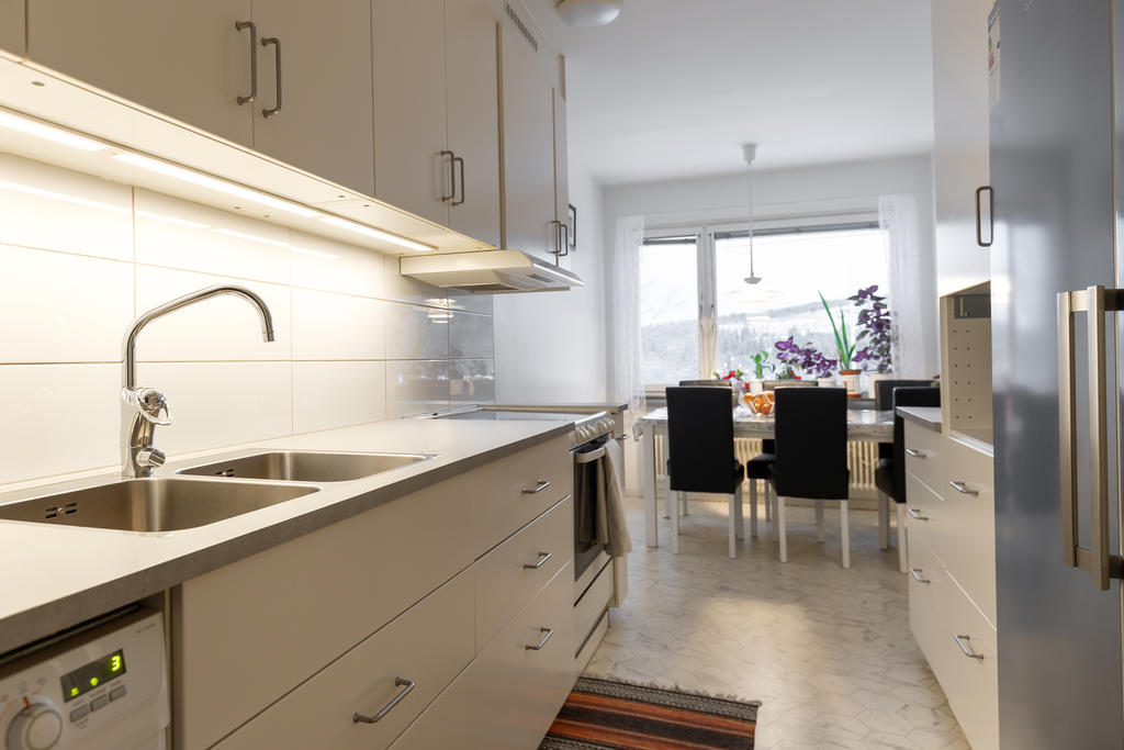 Ljust kök.