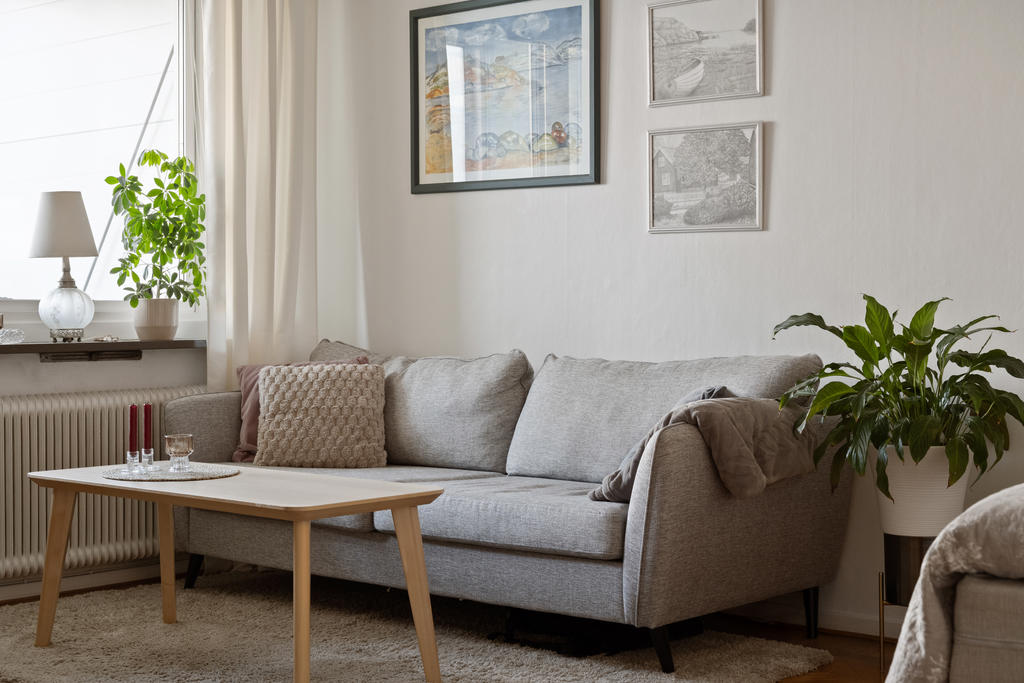 Plats för soffa