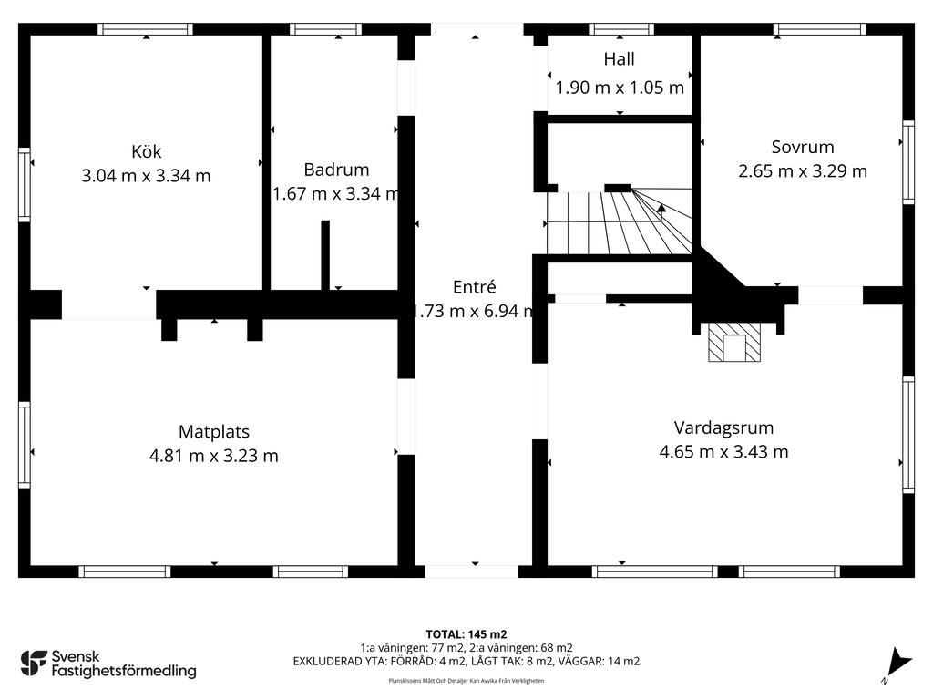 Planritning entréplan