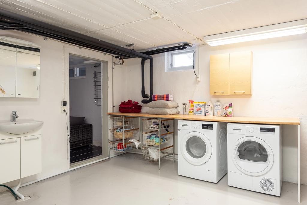 Tvättstuga och pannrum