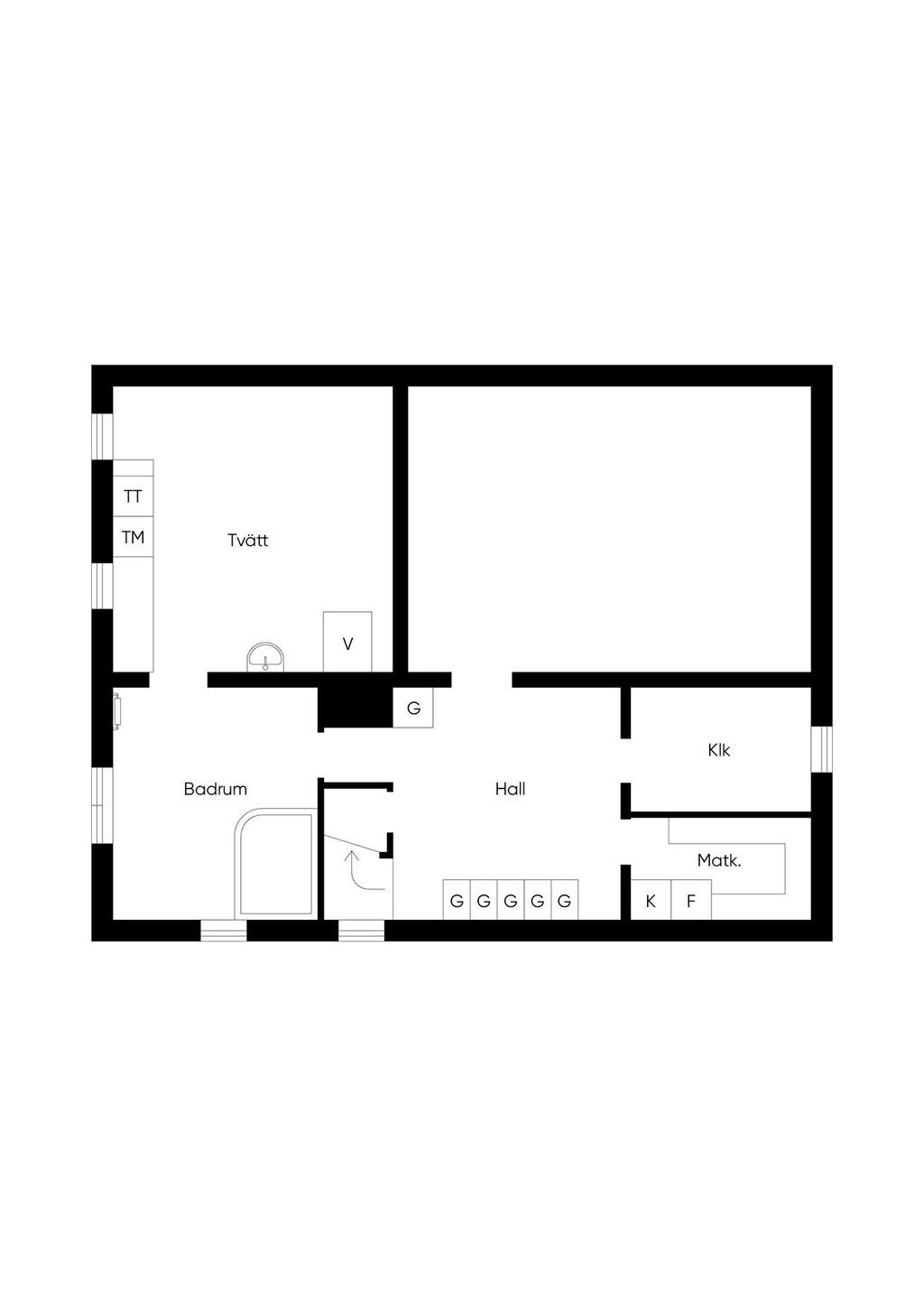 Planlösning källare