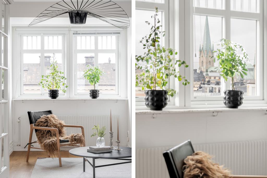 Underbar utsikt från fönster