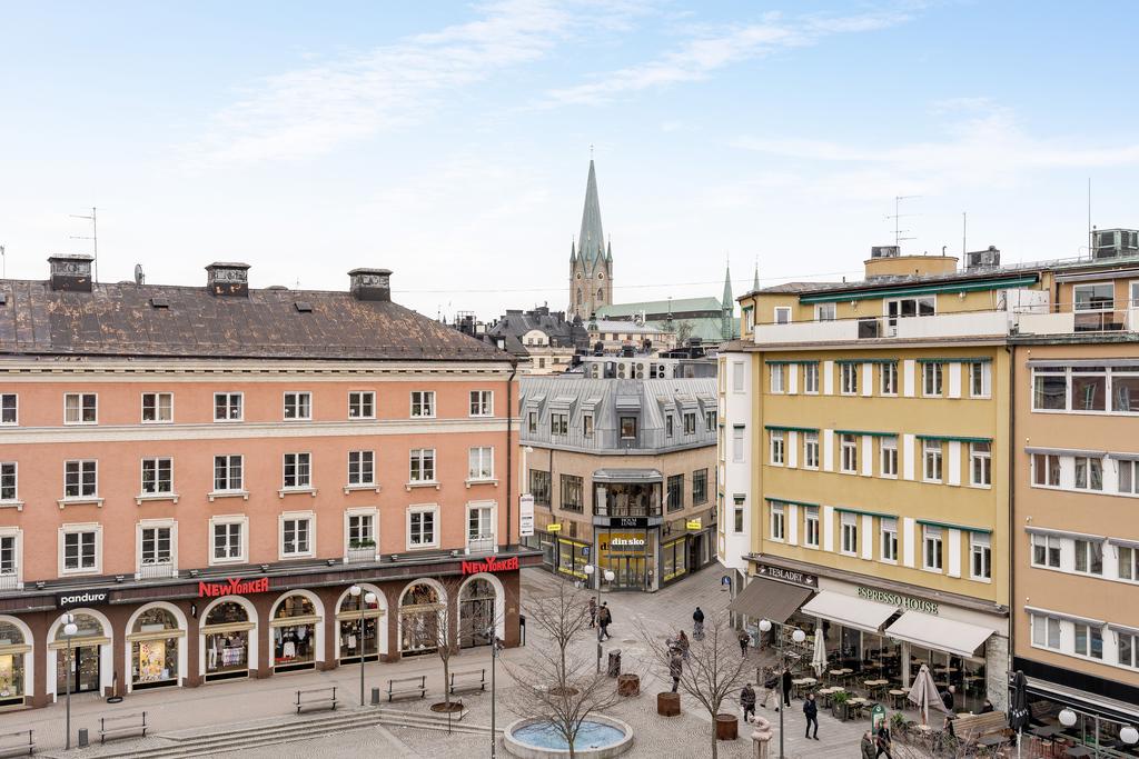 Utblick över torget