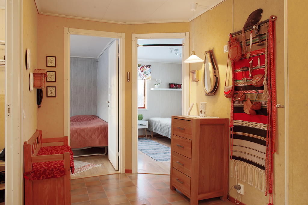 Passagen med vy mot sovrum 1 och 2