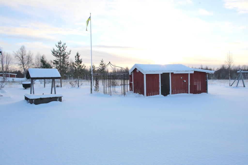 Friggebod och vedbod på gården