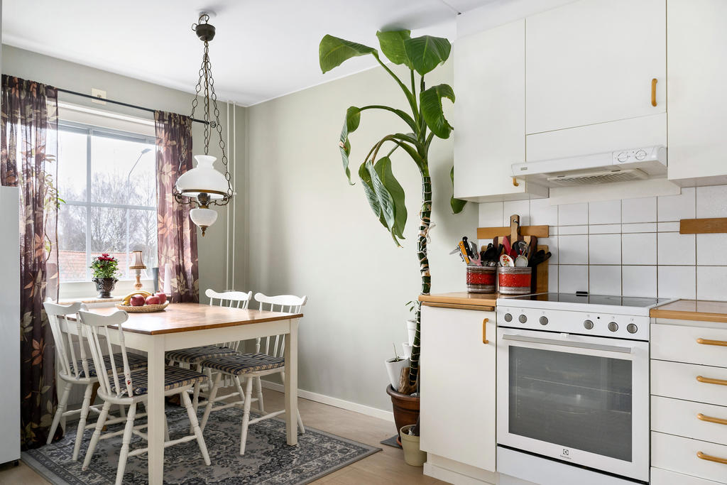 Utrymme för matplats i kök