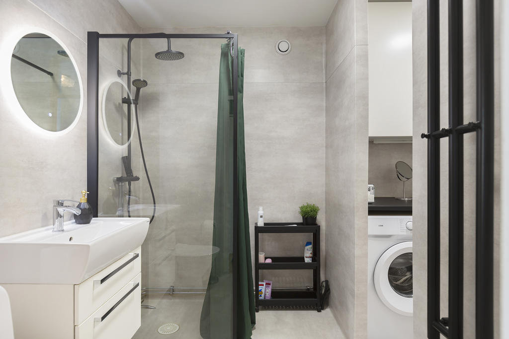 Ljust och fint badrum