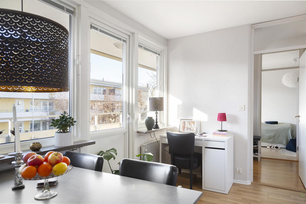 Kök med utgång till balkong 