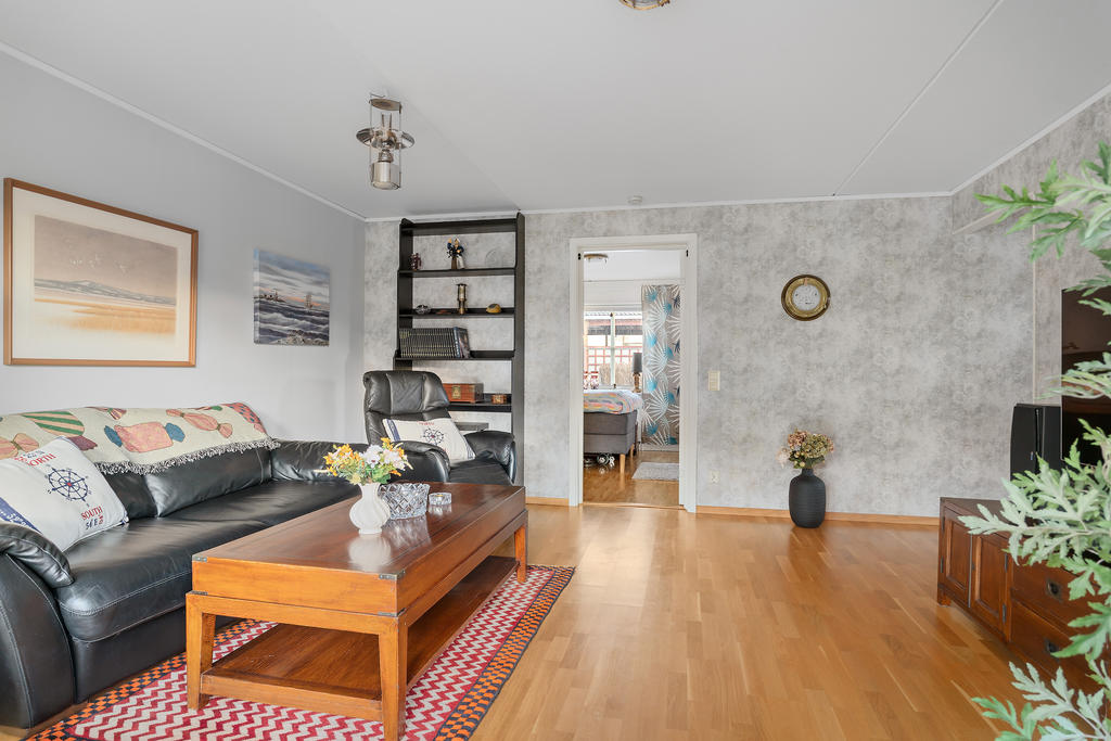 Vardagsrum mot sovrum