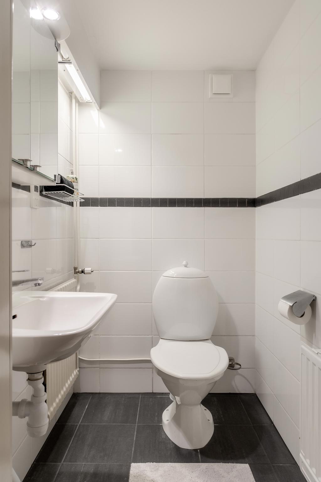 Toalett i källarplan