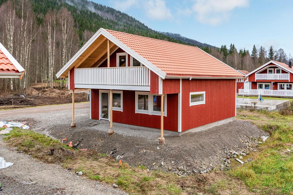 Nybyggd stuga på Tinastorp