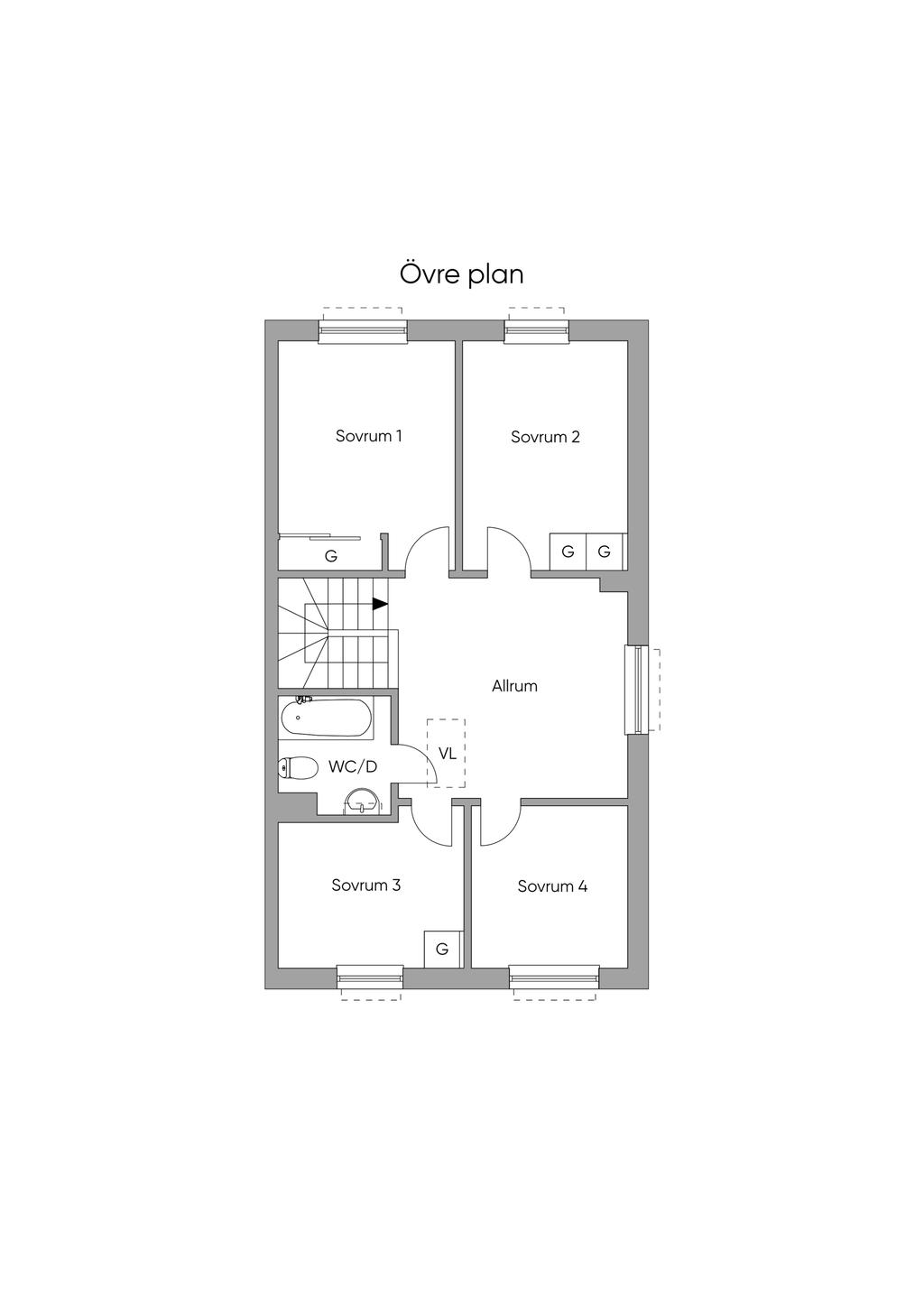 Övre plan