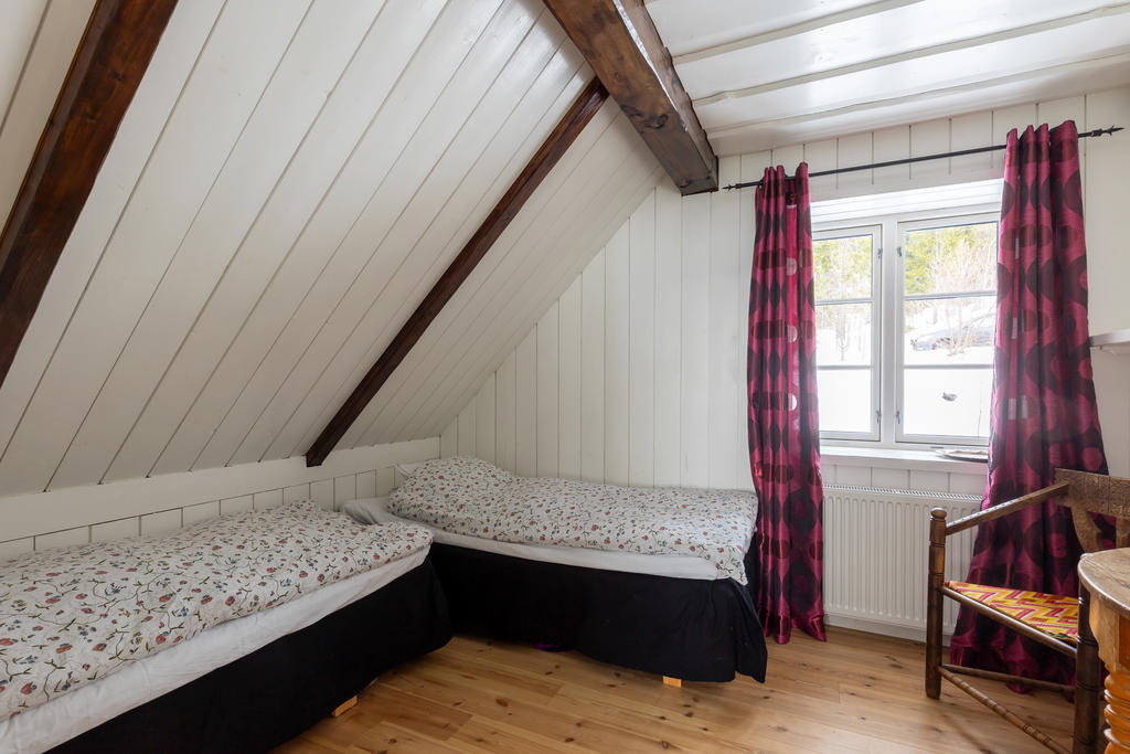 Sovrum på övervåningen.