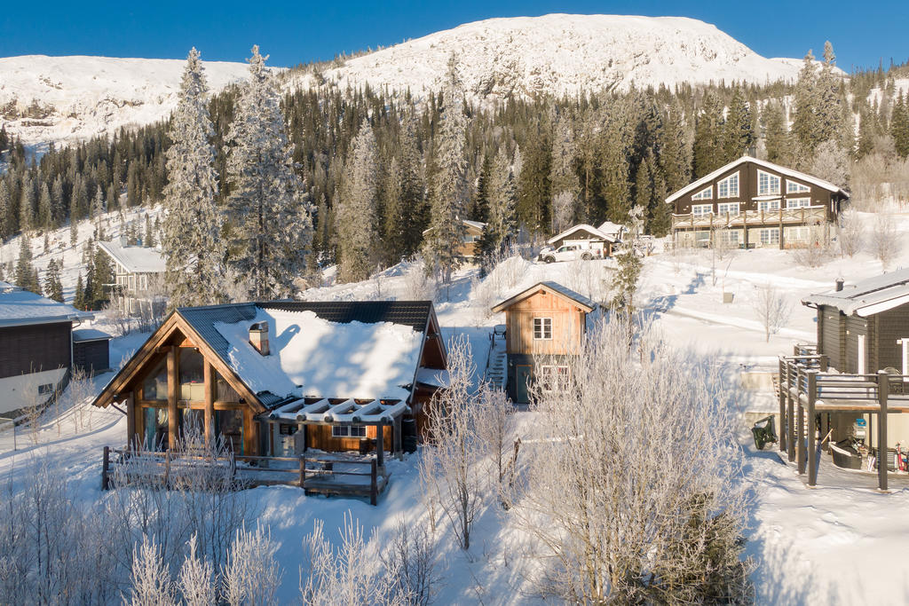 Intill huset har du en gästlägenhet och ett rymligt garage/förråd.