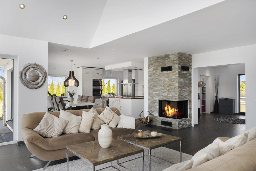 Vardagsrum mot köket