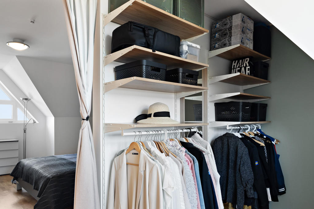 Klädförvaring sovrum 2