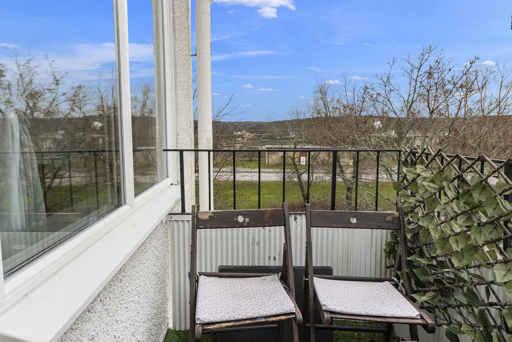 Balkong mot grönytor