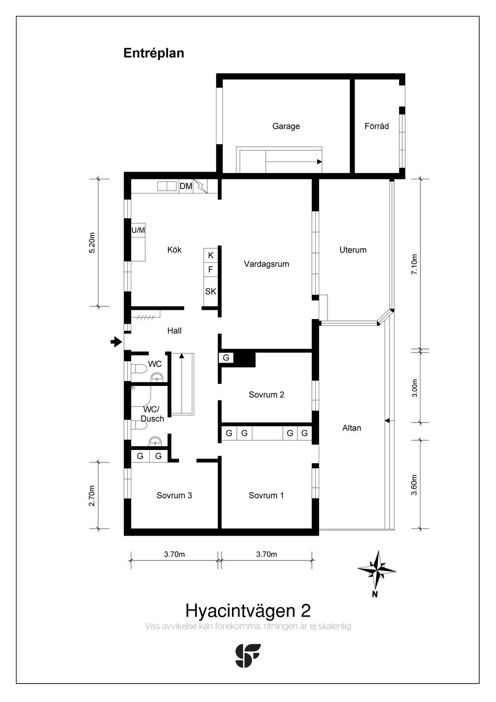 Planritning entréplan