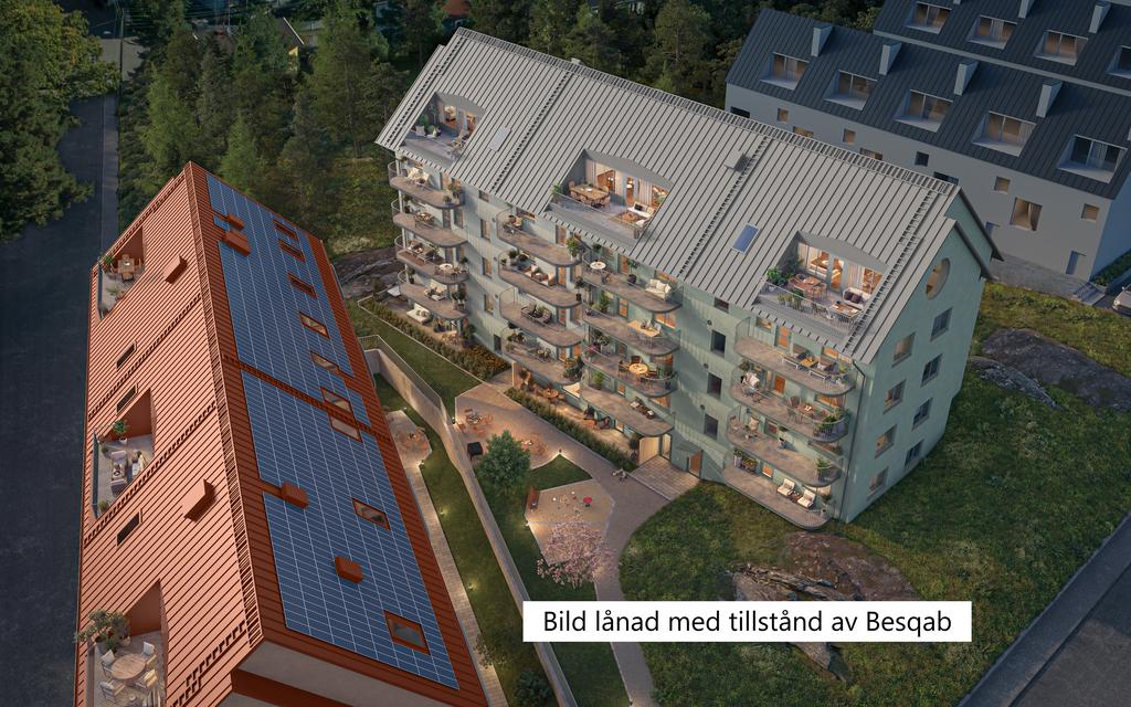 Renderingsbild, avvikelser med verkligheten kan förekomma
