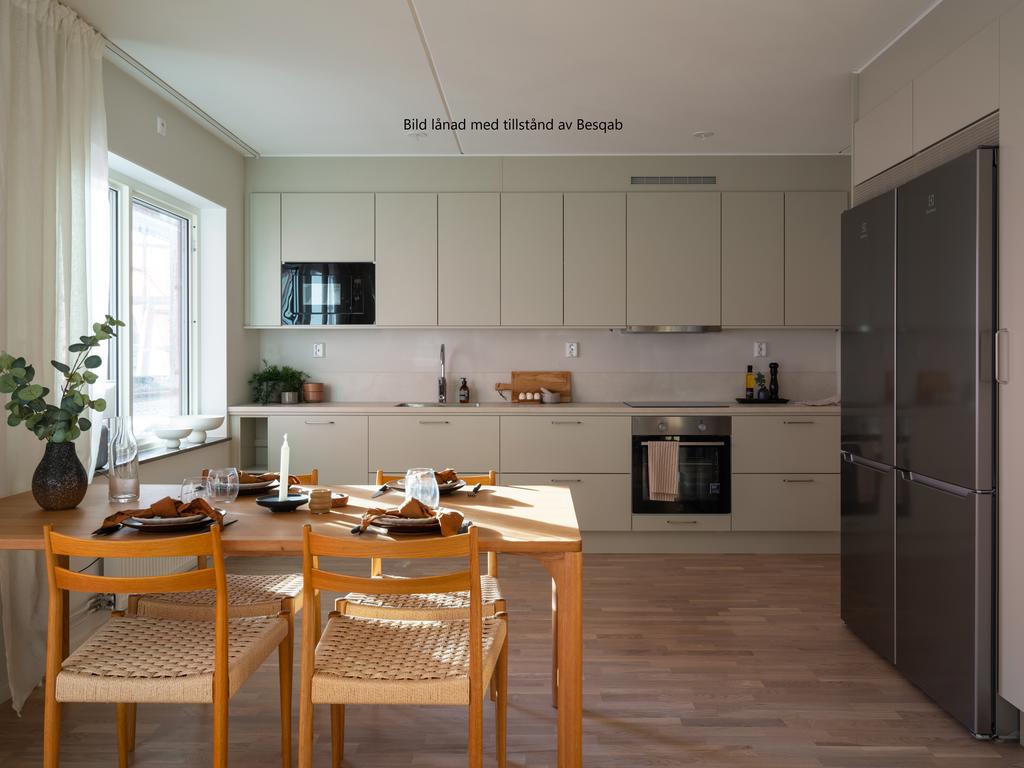 Bild tagen i visningslägenhet i Brf Aspen