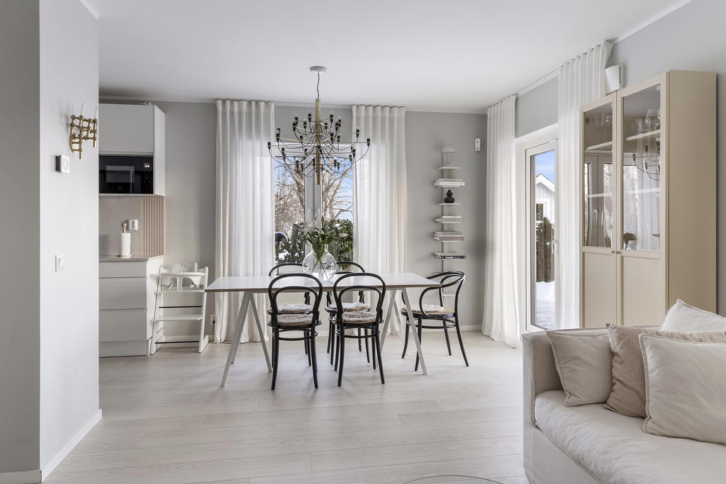 Matplats intill kök