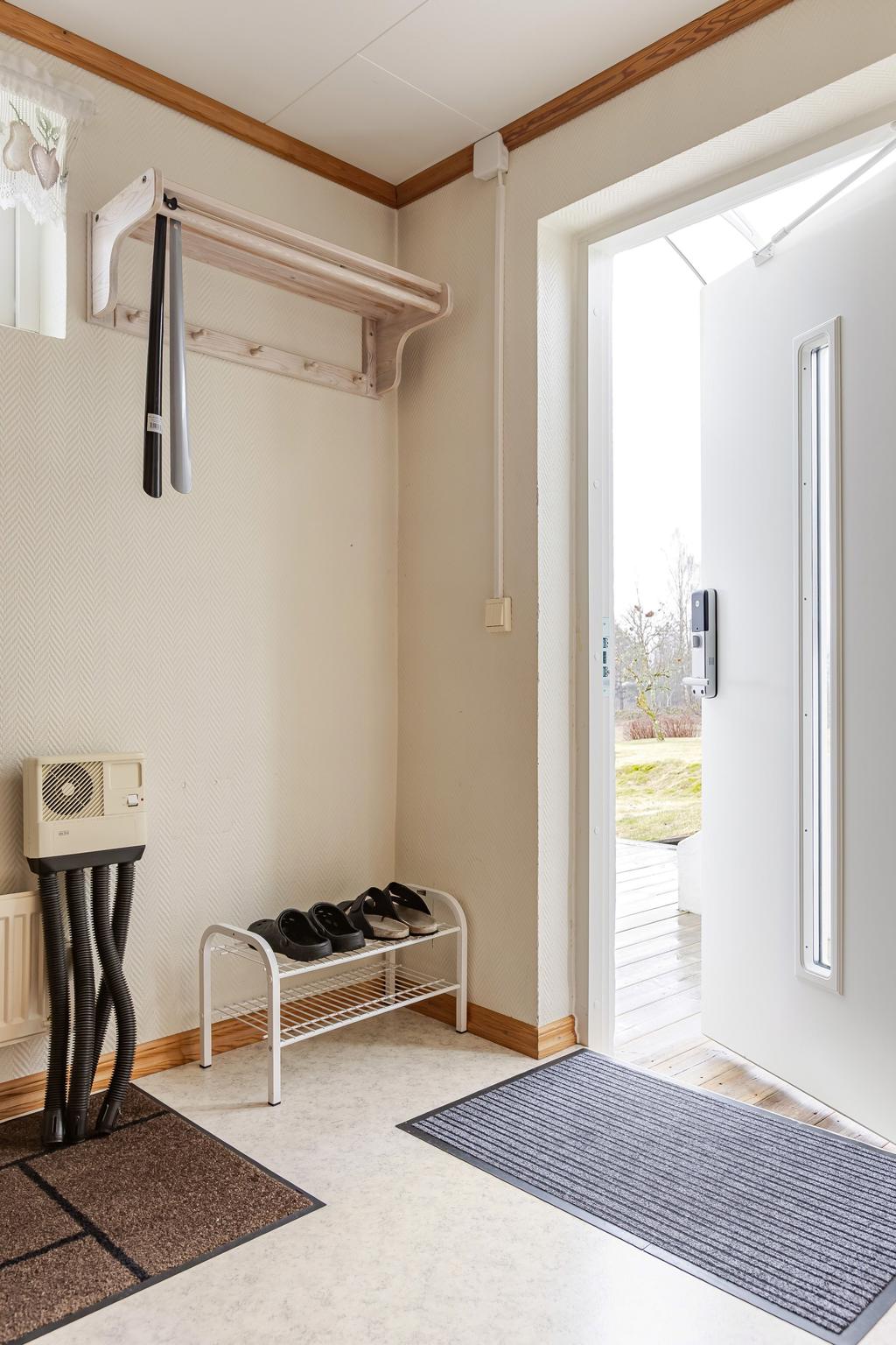 Groventré på nedre plan