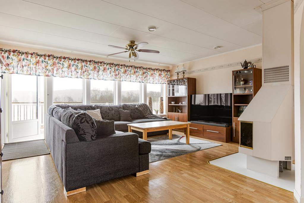 Utgång till balkong