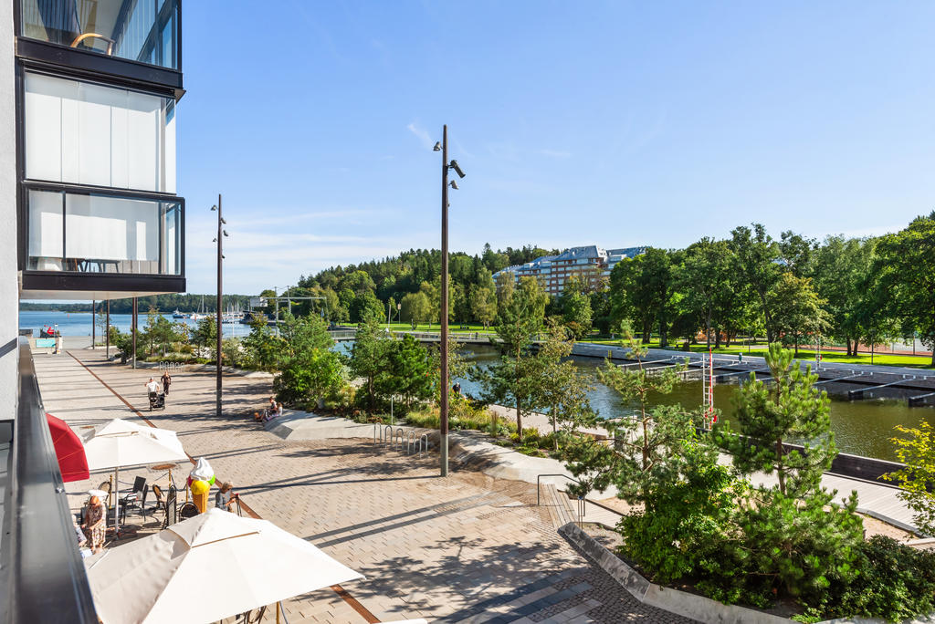 Vy från den gemensamma terrassen