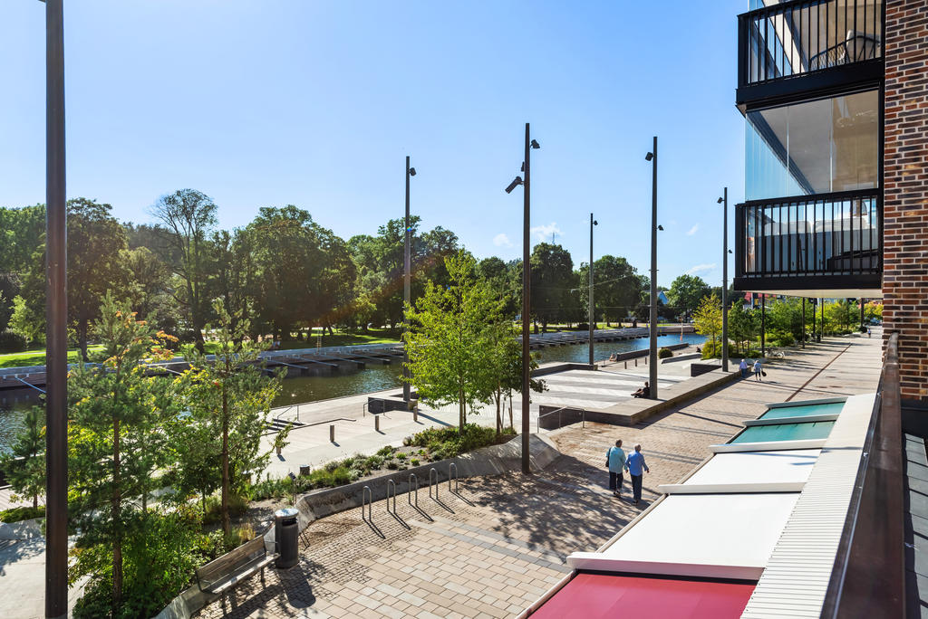 Vy från den gemensamma terrassen