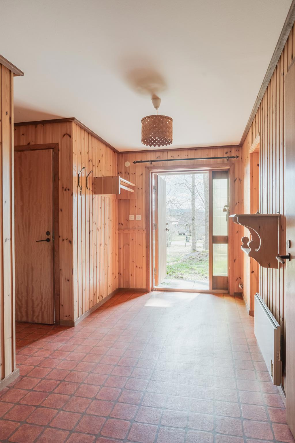 Entréhall i souterrängplan