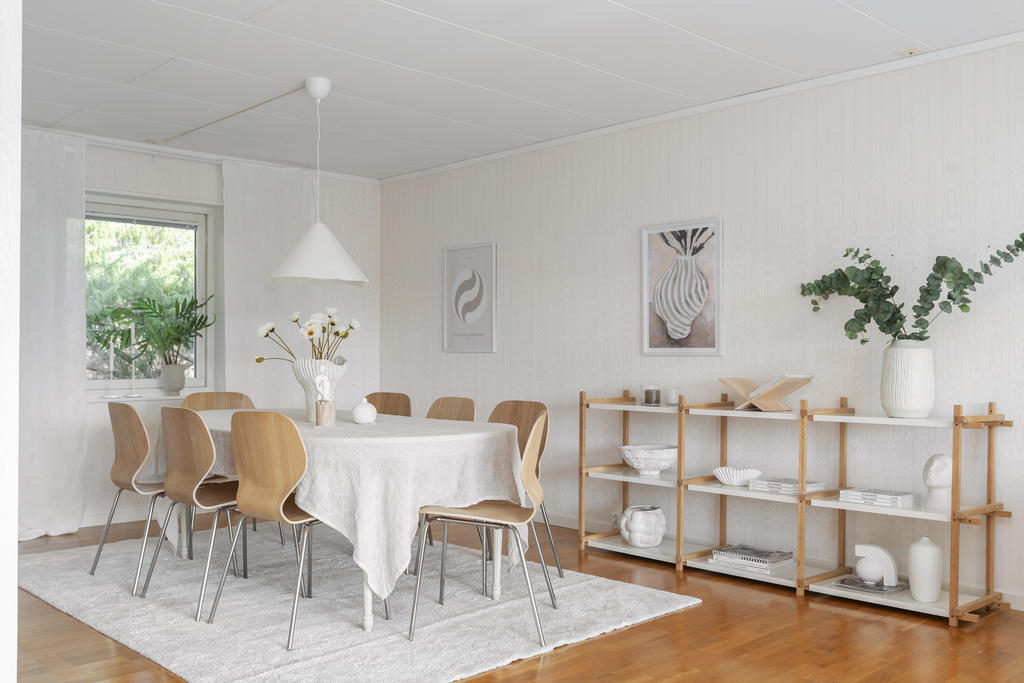 Bra plats att duka åt flera