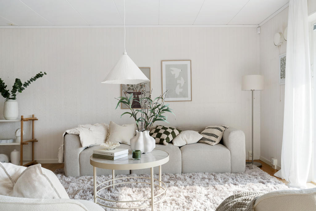 Plats för mysig soffhörna