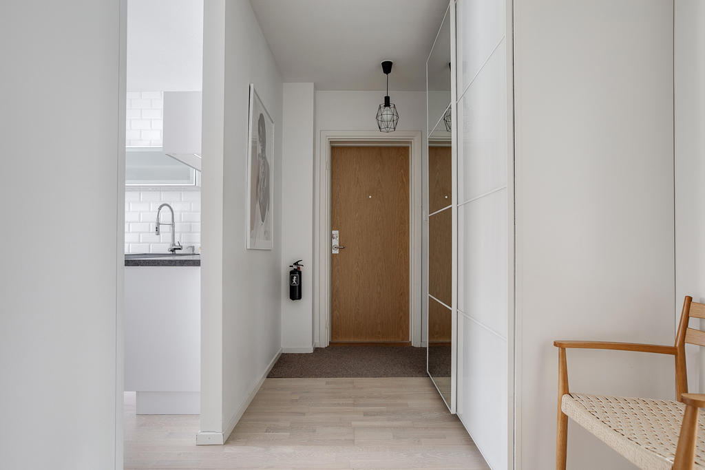 Hall med gott om förvaring 