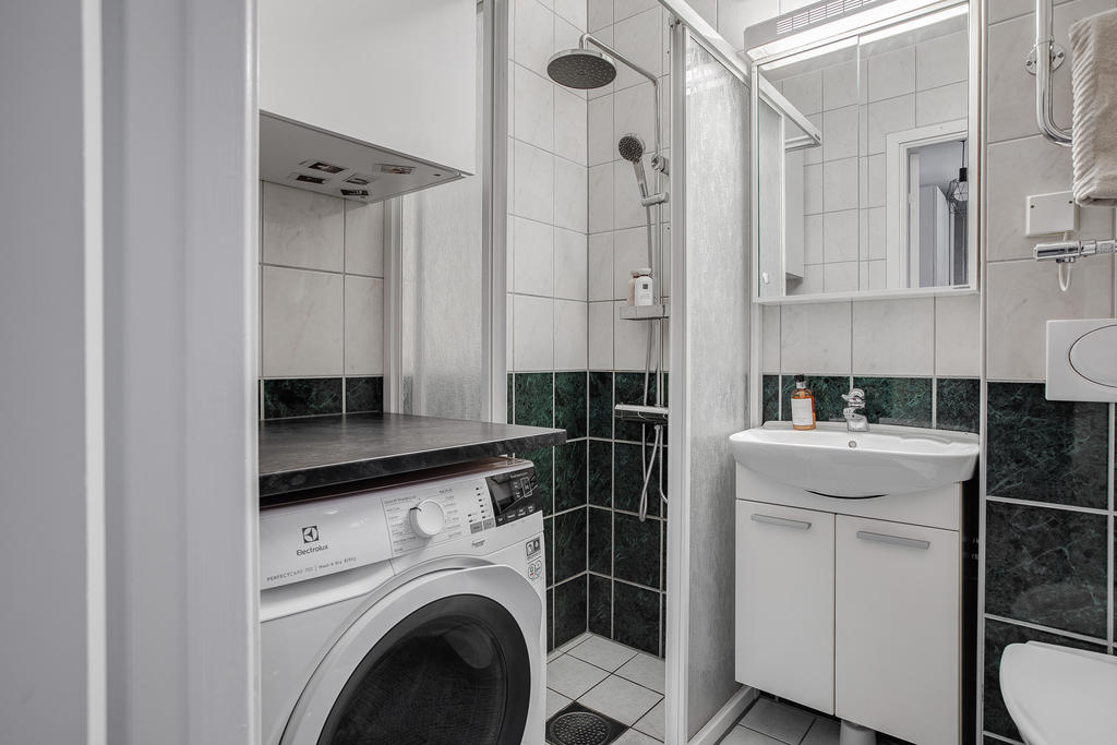 Bekvämt med egen tvättmaskin