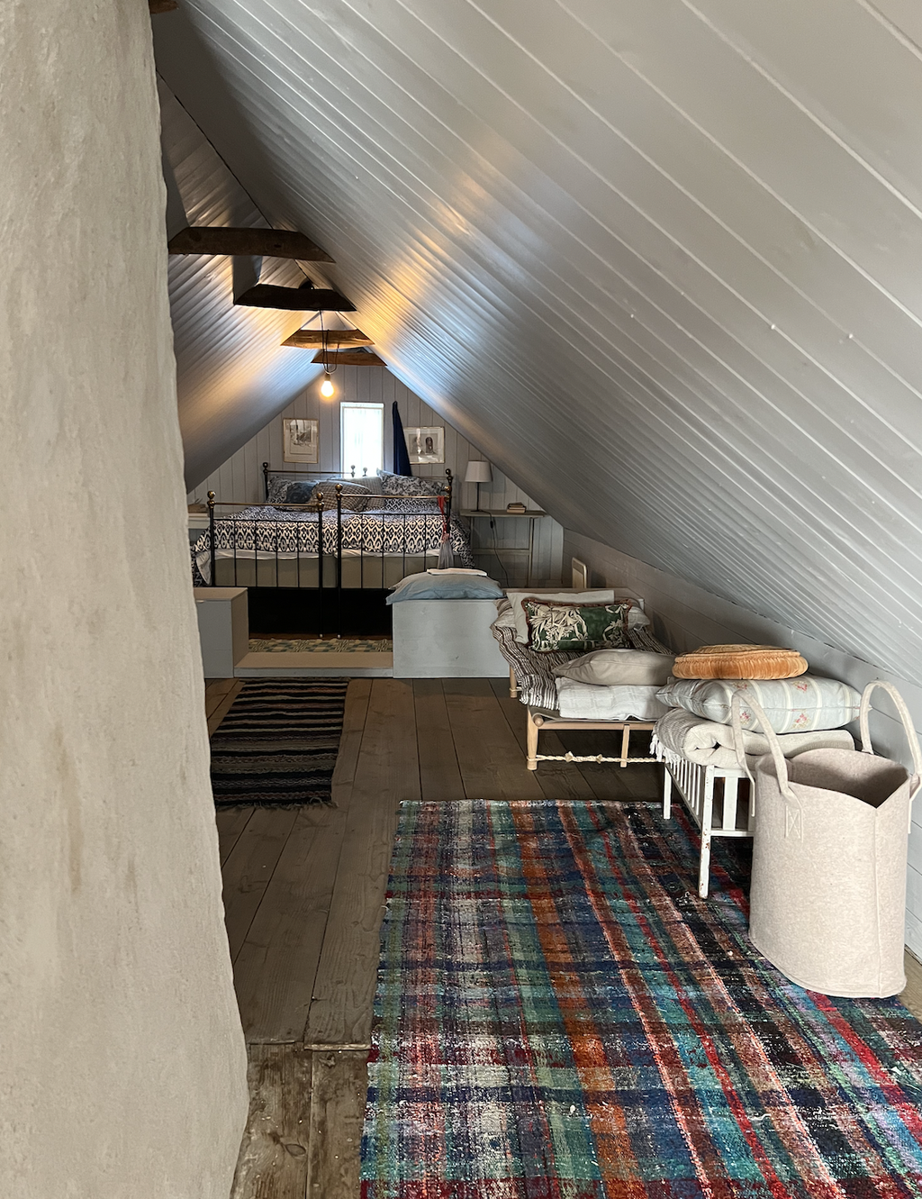 Ovanvåningen i huvudhuset