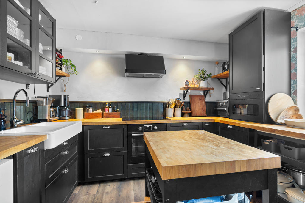 Renoverat IKEA-kök från 2025. 